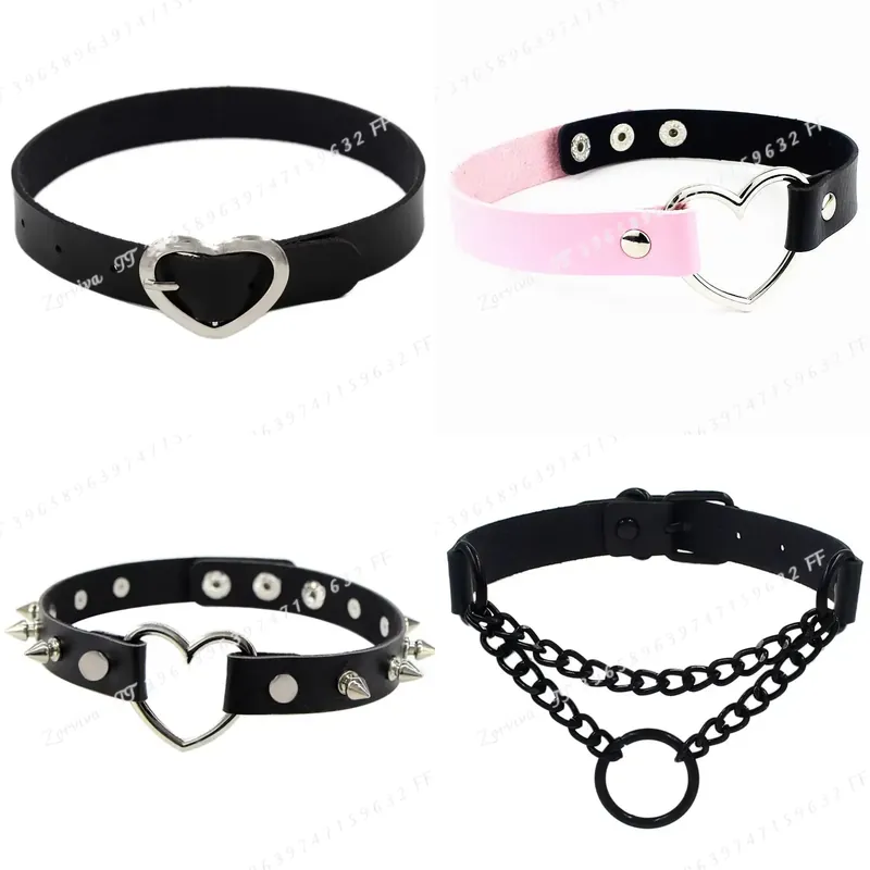 Magnetic Clasp Cosplay - Collar Gargantilla Gótico Punk Rock Harajuku