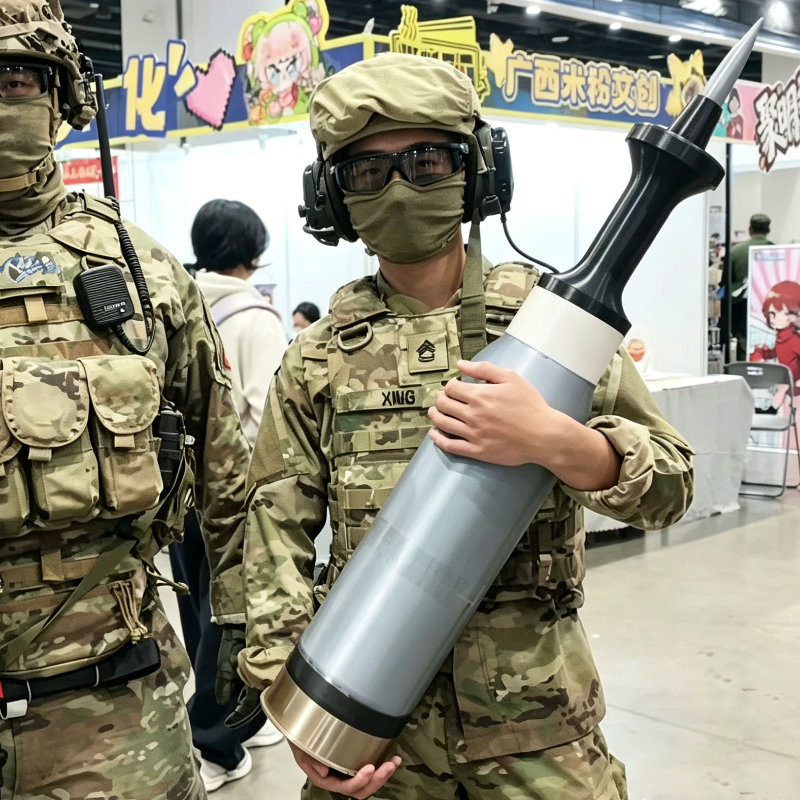 Cosplay Prop Display - Modelo de ensamblaje APFSDS impreso en