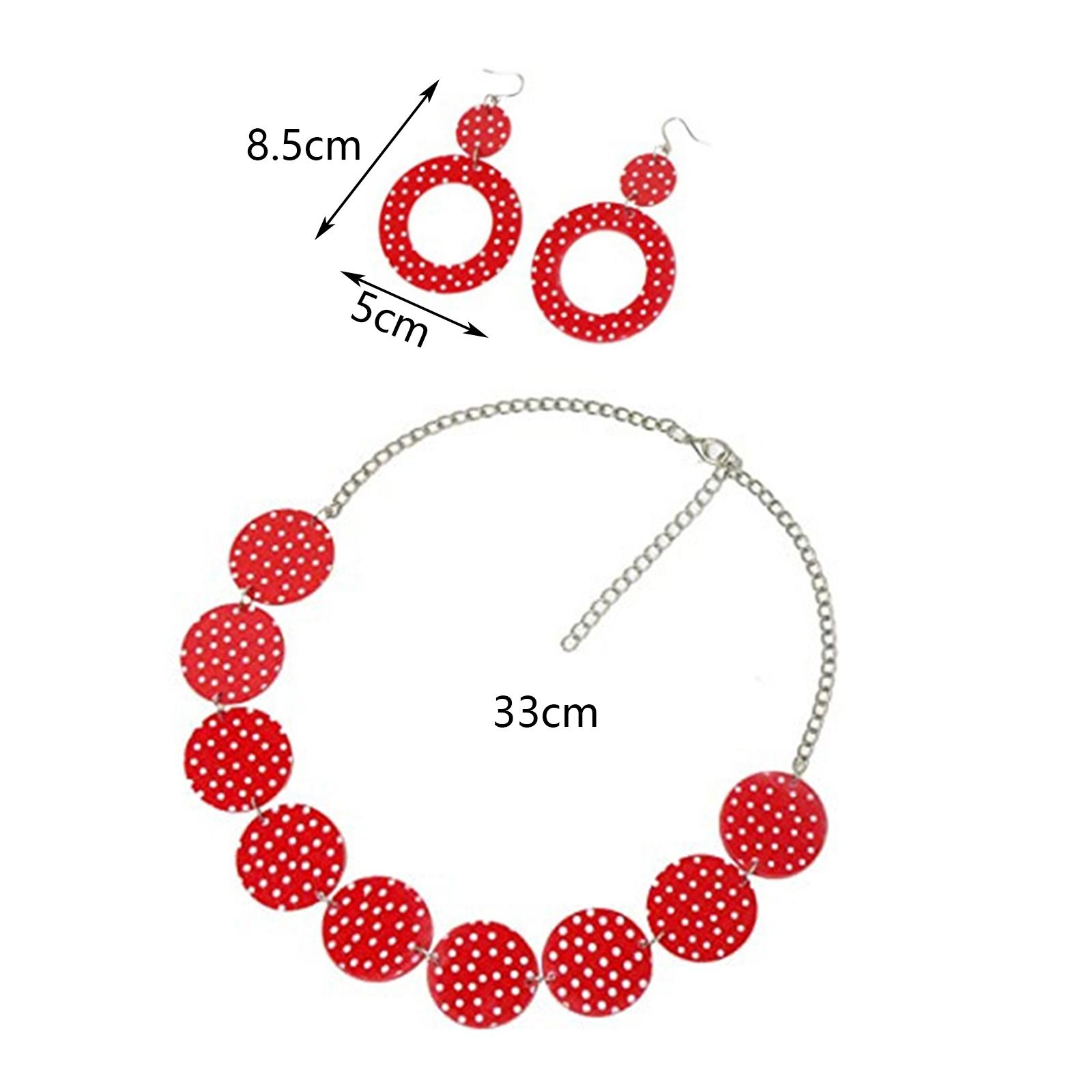 Magnetic Clasp Cosplay - Conjunto de pendientes y collar con