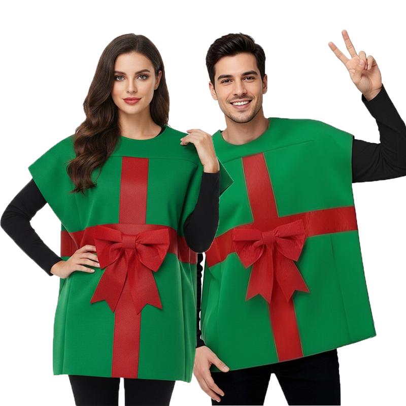 Cosplay Prop Bow - Caja de regalo navideña para adultos,