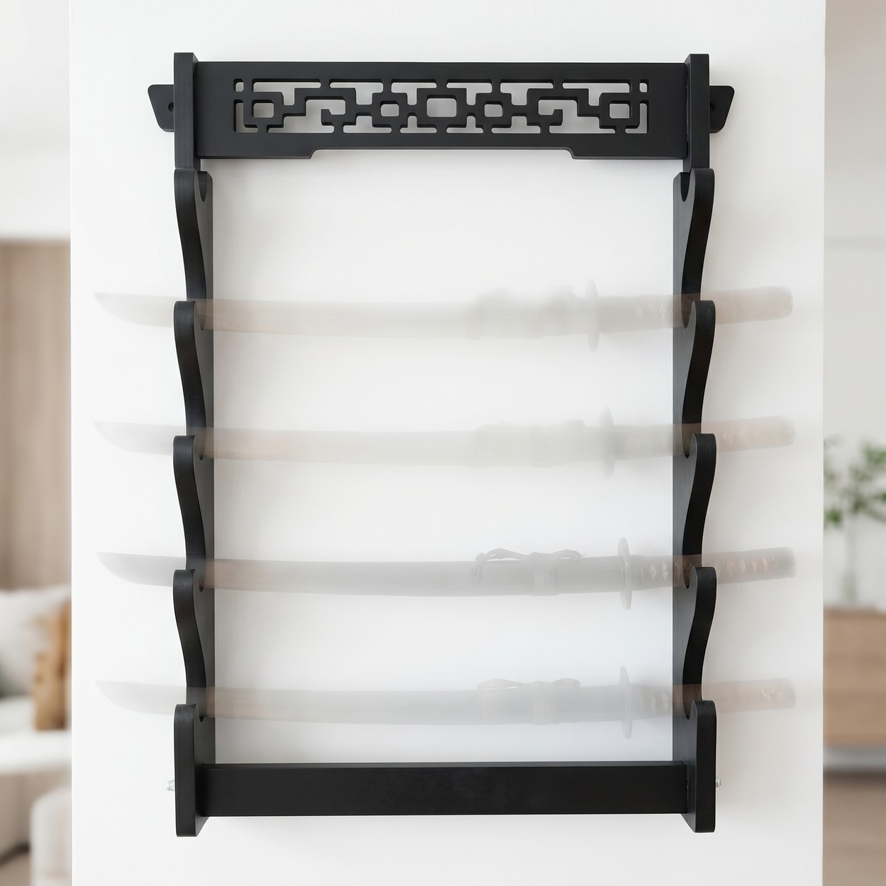 Cosplay Prop Display - Soporte de Pared para Katana, Estante
