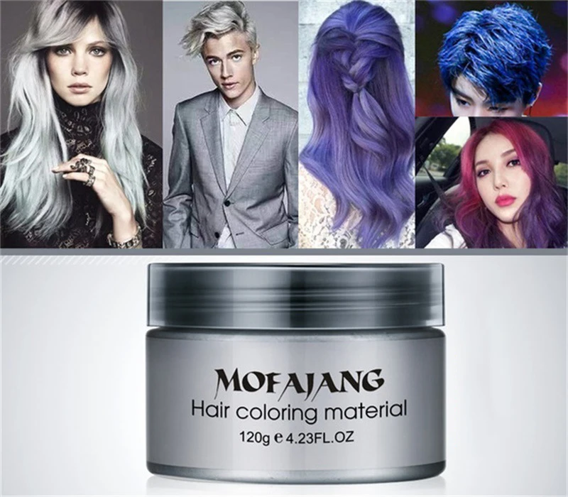 Hair Spray Color - 1 unidad de Cera para el