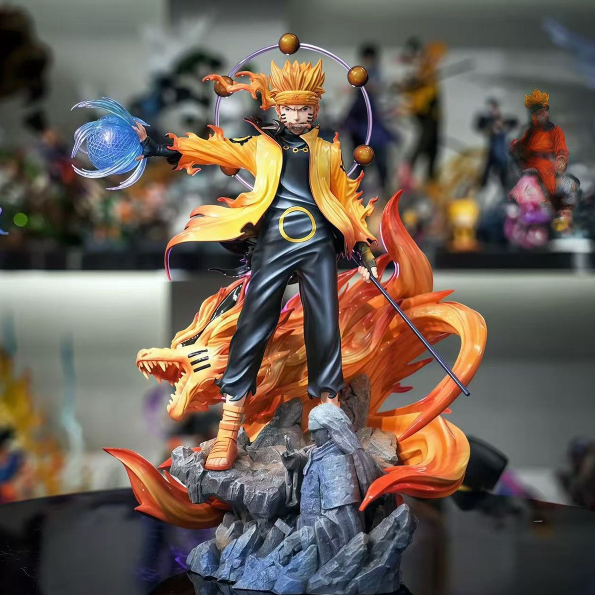 Figura de Anime Ninja con Efec - Cosplay Prop Display reseña y precio
