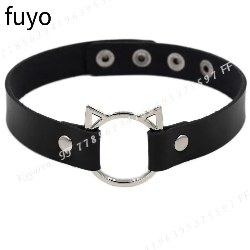 Collar de cuero estilo punk se - Magnetic Clasp Cosplay reseña y precio