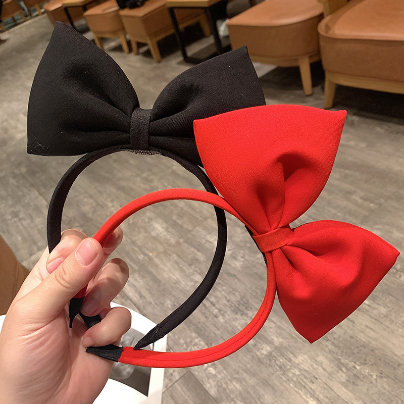 Diadema con lazo grande rojo p - Cosplay Prop Bow reseña y precio