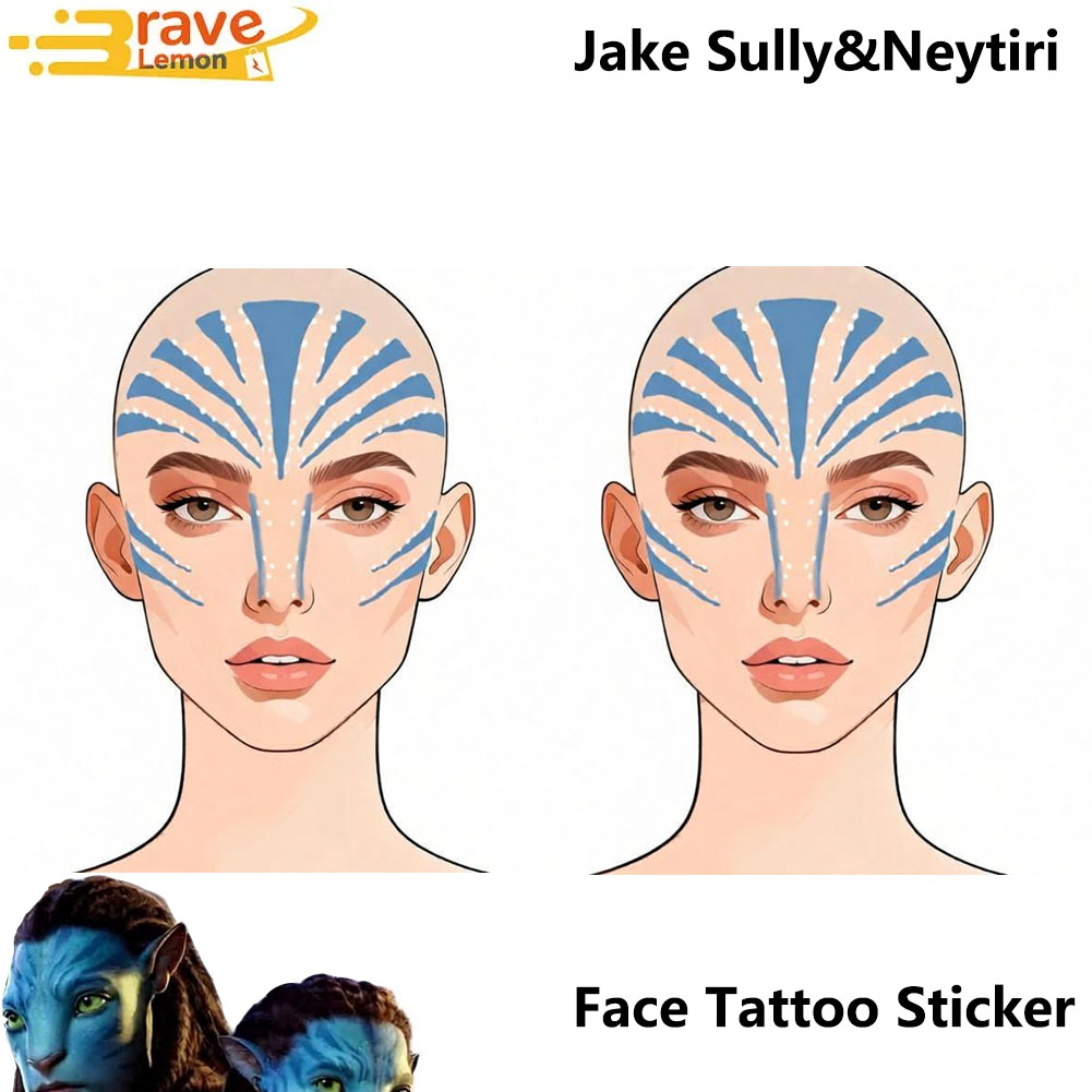 Tatuaje Facial de Fantasía de  - Cosplay Fire Prop reseña y precio