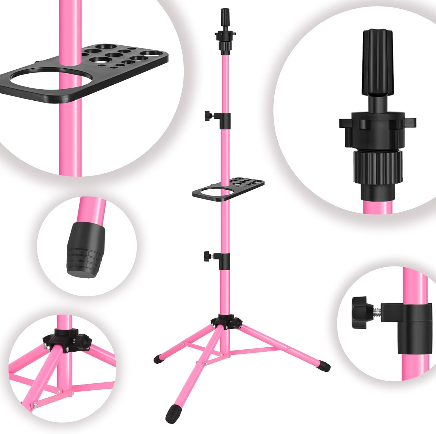 Soporte de trípode para peluca - Aerith Cosplay Prop reseña y precio