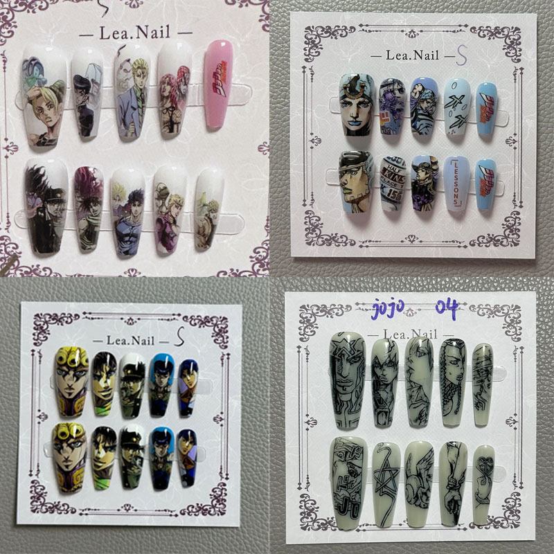JOJO Nail Art estudiante Anime - Cosplay Prop Diy reseña y precio