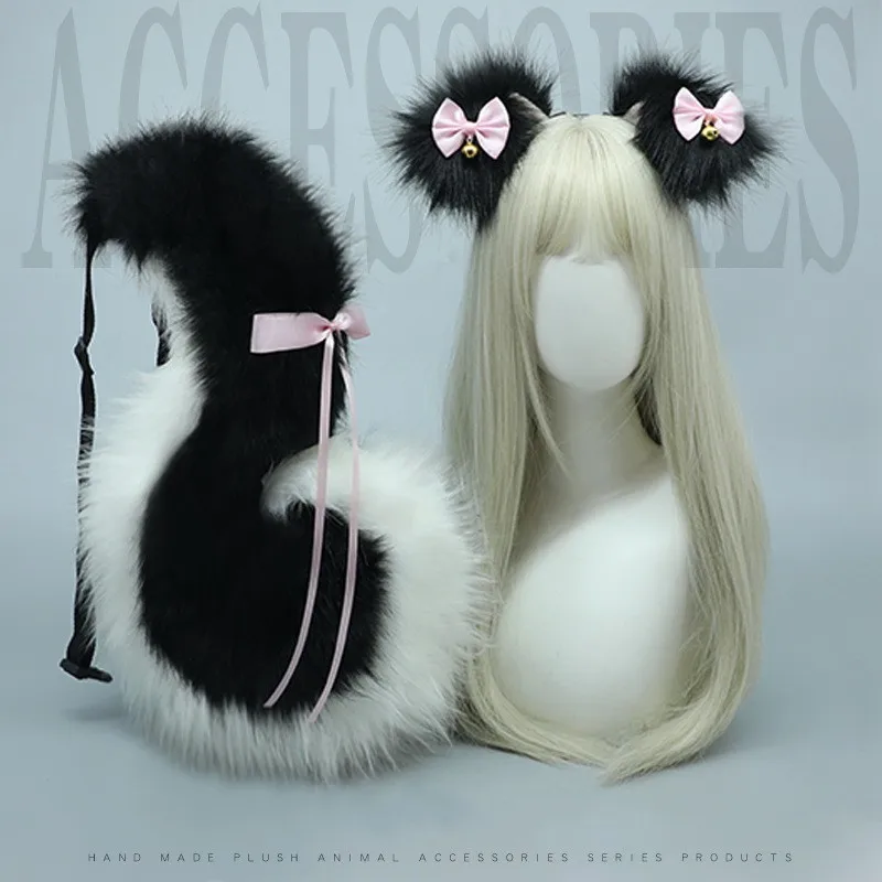 Conjunto de cola de oreja de c - Cosplay Prop Bow reseña y precio