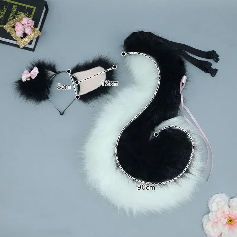 Conjunto de cola de oreja de c - Cosplay Prop Bow reseña y precio