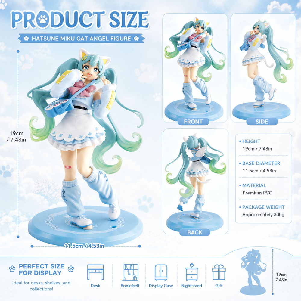 Figura de Hatsune Miku Gato Án - Kotobukiya Bishoujo reseña y precio