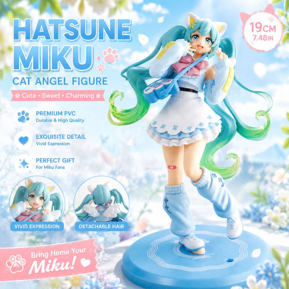 Figura de Hatsune Miku Gato Án - Kotobukiya Bishoujo reseña y precio