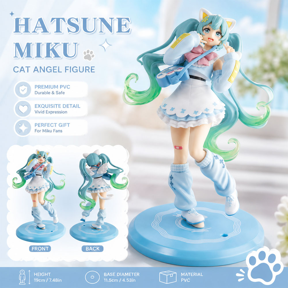 Figura de Hatsune Miku Gato Án - Kotobukiya Bishoujo reseña y precio