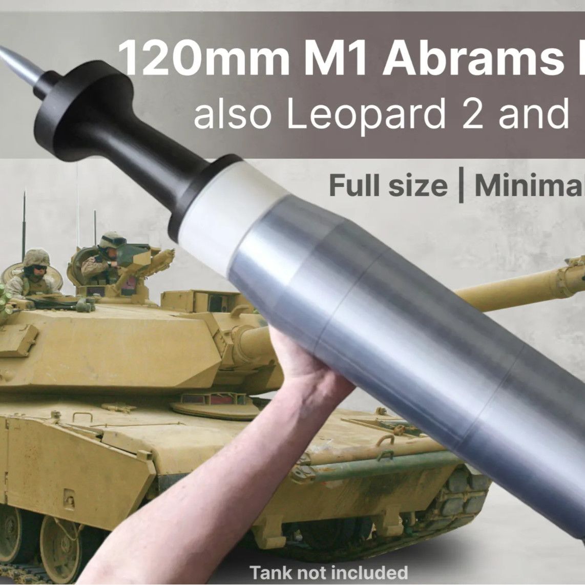 Modelo de ensamblaje APFSDS im - Cosplay Prop Display reseña y precio