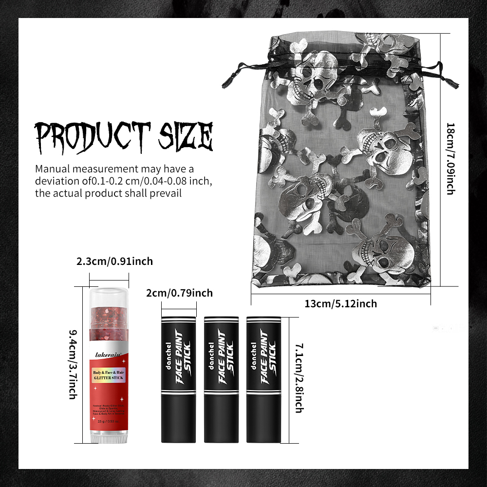 Kit de Maquillaje de Efectos E - Body Paint Sfx reseña y precio