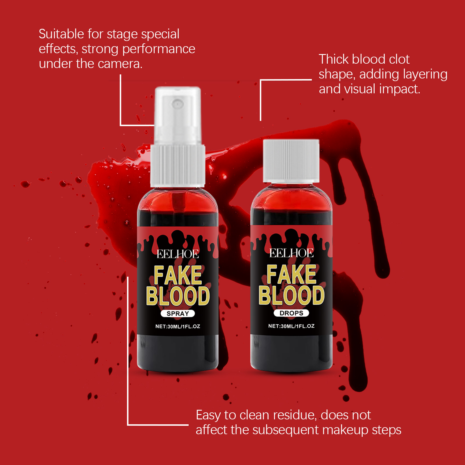 Kit profesional de gel de sang - Body Paint Sfx reseña y precio