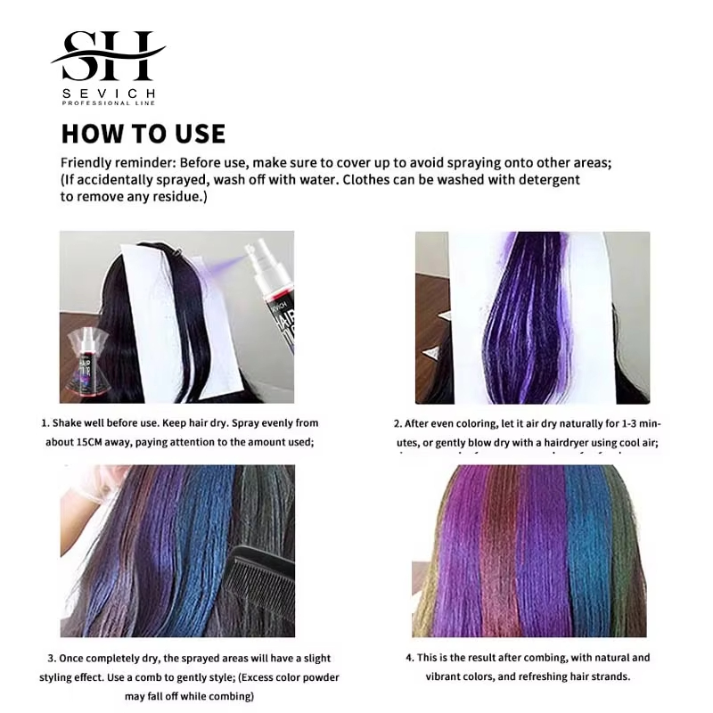 Spray de Color para el Cabello - Hair Spray Color reseña y precio