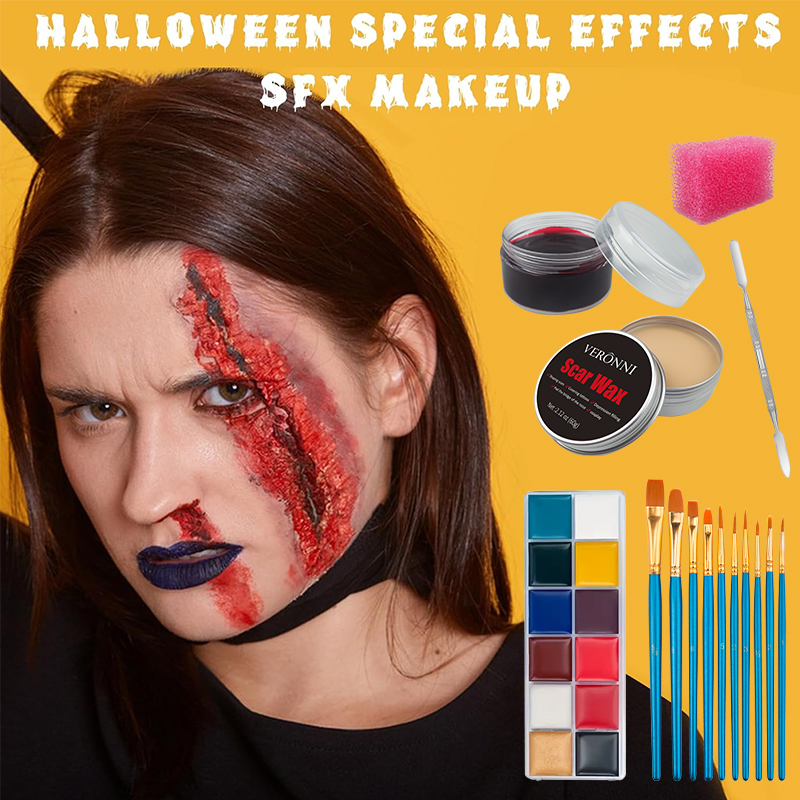 Kit de maquillaje SFX, pintura - Body Paint Sfx reseña y precio