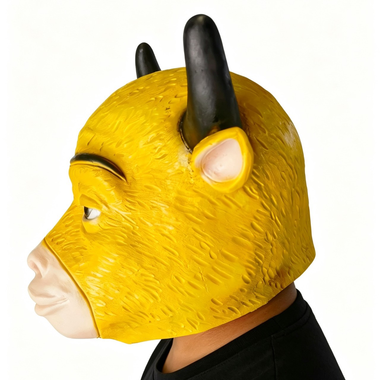 Máscara de cabeza de toro de l - Cosplay Fire Prop reseña y precio