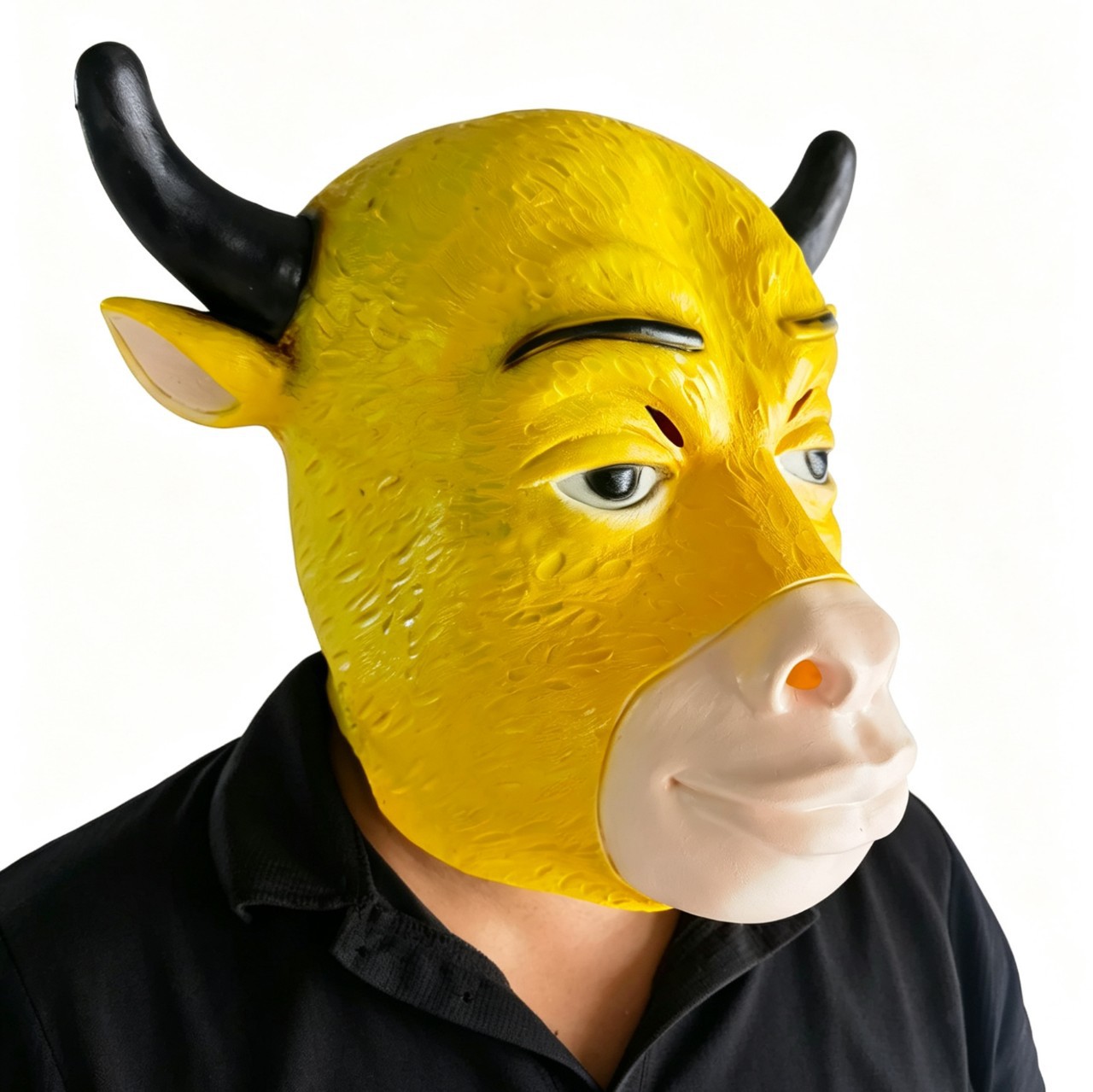 Máscara de cabeza de toro de l - Cosplay Fire Prop reseña y precio