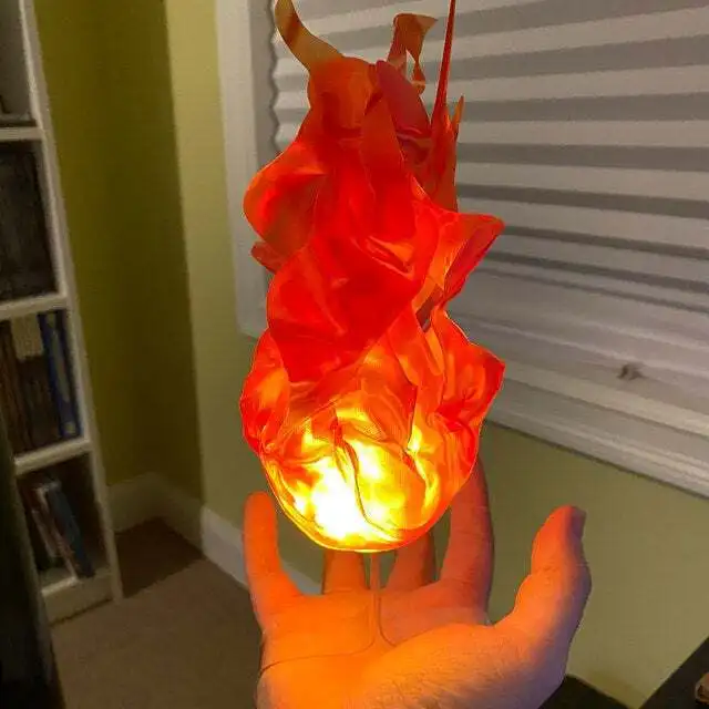 Nueva Bola de Llama Flotante L - Cosplay Fireball Prop reseña y precio