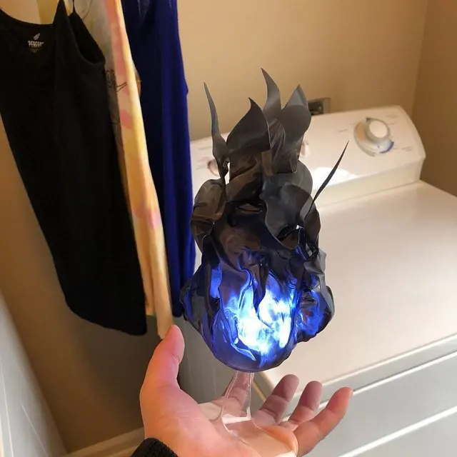 Nueva Bola de Llama Flotante L - Cosplay Fireball Prop reseña y precio