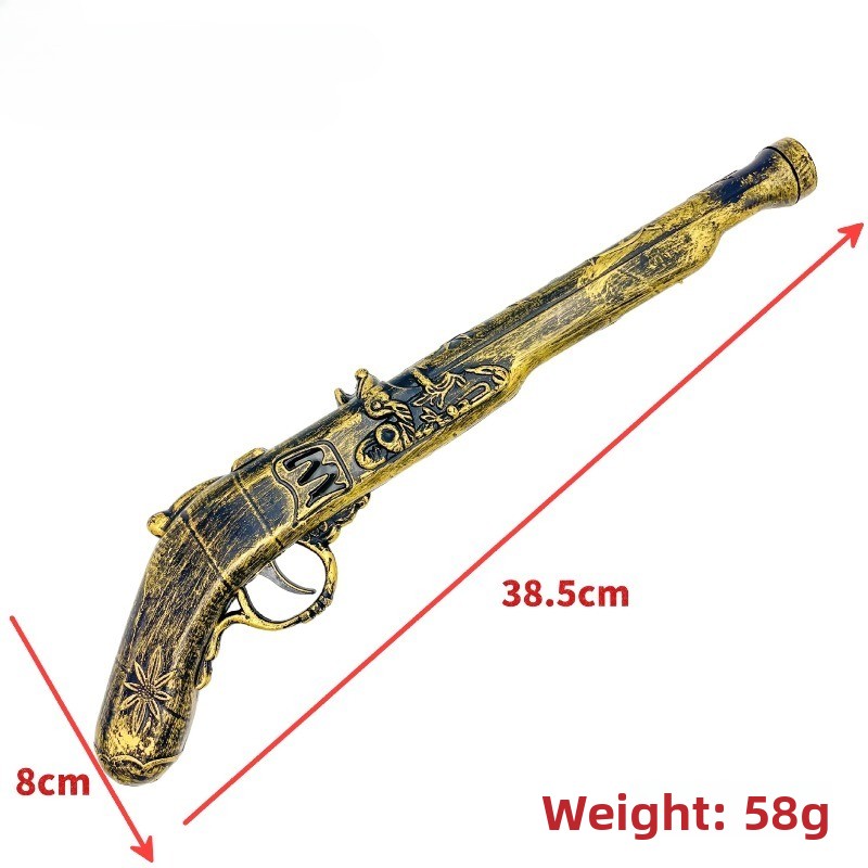 Pistola pirata de 40cm/15,75 p - Cosplay Prop Display reseña y precio
